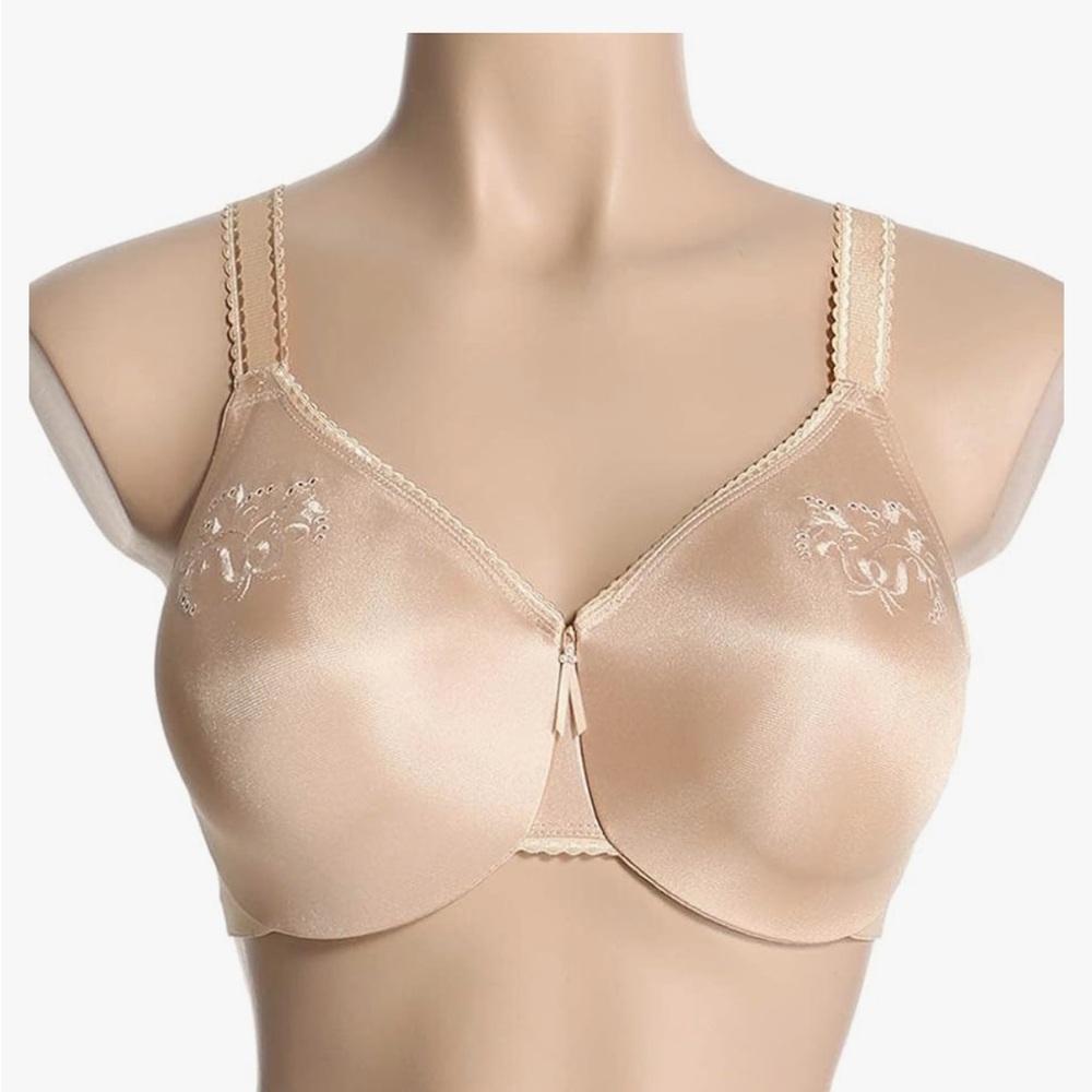 Wacoal Beige Embroidered T-Shirt Bra - Picture 5 of 8